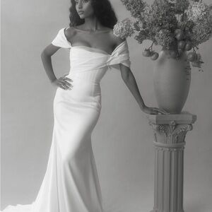 Sarah Seven Roosevelt Bridal Gown- Sample, Never worn